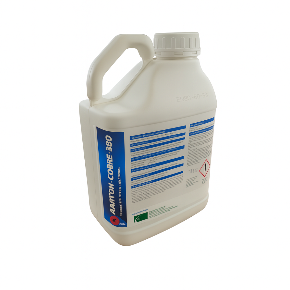 Karyon Cobre 380 – Corrector de Cobre 38% (Oxicloruro) para Endurecimiento y Protección Frente a Heladas | Abono Líquido para Cítricos, Frutales, Olivar y Hortícolas – Formatos 1 L y 5 L