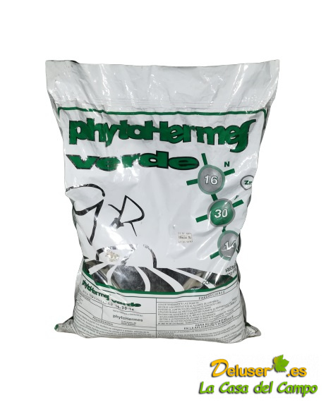 Phytohermes Verde 16-30-14 + Zinc y Molibdeno