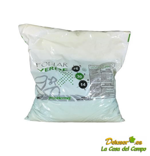 Phytohermes Verde 16-30-14 + Zinc y Molibdeno